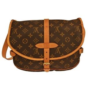 Louis Vuitton Classic Monogram Tan Crossbody Bag